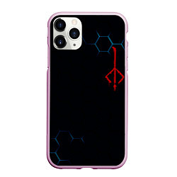 Чехол iPhone 11 Pro матовый DARK SOULS, цвет: 3D-розовый