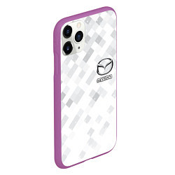 Чехол iPhone 11 Pro матовый MAZDA, цвет: 3D-фиолетовый — фото 2