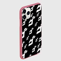 Чехол iPhone 11 Pro матовый JoJo Bizarre Adventure, цвет: 3D-малиновый — фото 2