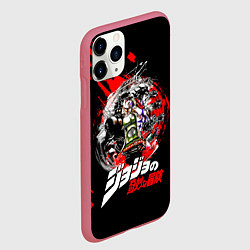 Чехол iPhone 11 Pro матовый JoJo Bizarre Adventure, цвет: 3D-малиновый — фото 2