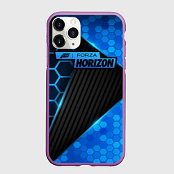 Чехол iPhone 11 Pro матовый Forza Horizon, цвет: 3D-фиолетовый