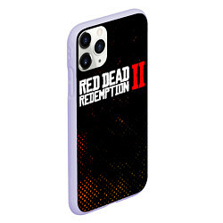 Чехол iPhone 11 Pro матовый RED DEAD REDEMPTION 2, цвет: 3D-светло-сиреневый — фото 2