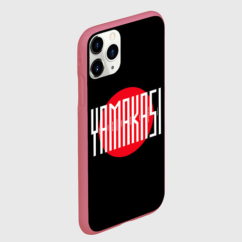 Чехол iPhone 11 Pro матовый Yamakasi / 3D-Малиновый – фото 2
