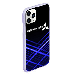 Чехол iPhone 11 Pro матовый MITSUBISHI, цвет: 3D-светло-сиреневый — фото 2