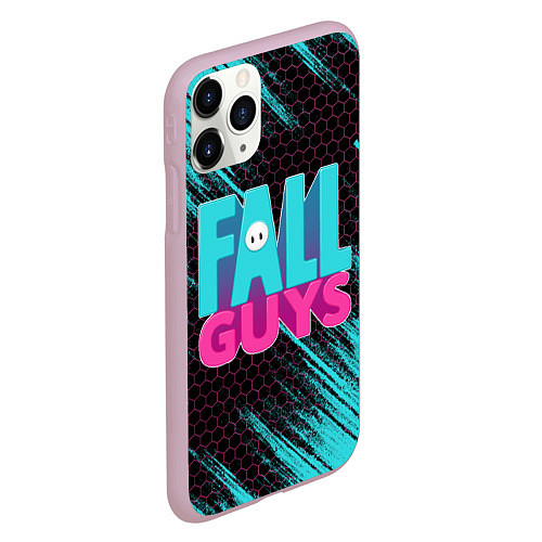 Чехол iPhone 11 Pro матовый ФОЛЛ ГАЙС / 3D-Розовый – фото 2