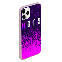 Чехол iPhone 11 Pro матовый BTS БТС, цвет: 3D-розовый — фото 2