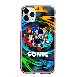 Чехол iPhone 11 Pro матовый SONIC TRIO