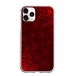 Чехол iPhone 11 Pro матовый USSR СССР, цвет: 3D-белый