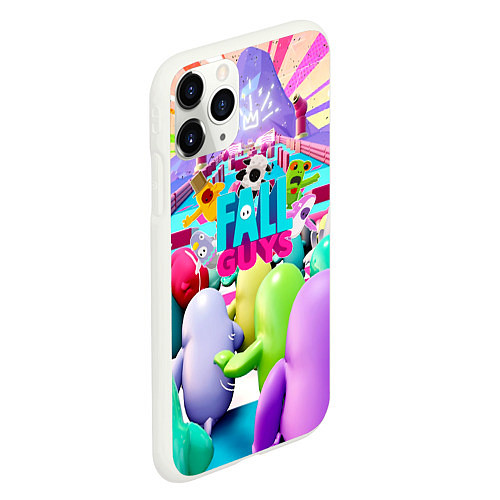 Чехол iPhone 11 Pro матовый FALL GAYS / 3D-Белый – фото 2