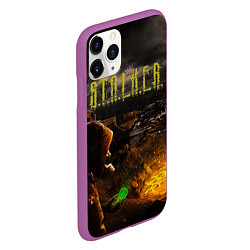 Чехол iPhone 11 Pro матовый Stalker 2, цвет: 3D-фиолетовый — фото 2