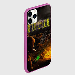 Чехол iPhone 11 Pro матовый Stalker 2, цвет: 3D-фиолетовый — фото 2