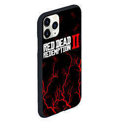 Чехол iPhone 11 Pro матовый RED DEAD REDEMPTION 2, цвет: 3D-черный — фото 2