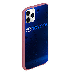 Чехол iPhone 11 Pro матовый TOYOTA ТОЙОТА, цвет: 3D-малиновый — фото 2