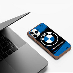Чехол iPhone 11 Pro матовый BMW БМВ, цвет: 3D-коричневый — фото 2