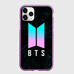 Чехол iPhone 11 Pro матовый BTS БТС, цвет: 3D-фиолетовый