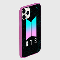 Чехол iPhone 11 Pro матовый BTS БТС, цвет: 3D-фиолетовый — фото 2