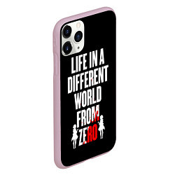 Чехол iPhone 11 Pro матовый Re:Zero, цвет: 3D-розовый — фото 2