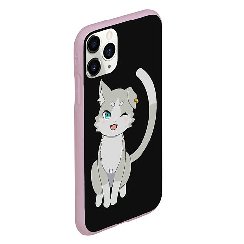 Чехол iPhone 11 Pro матовый Re:Zero / 3D-Розовый – фото 2