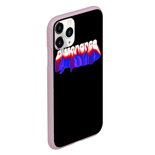 Чехол iPhone 11 Pro матовый Dissonance / 3D-Розовый – фото 2