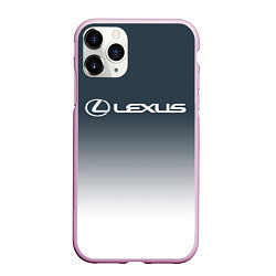 Чехол iPhone 11 Pro матовый LEXUS ЛЕКСУС, цвет: 3D-розовый