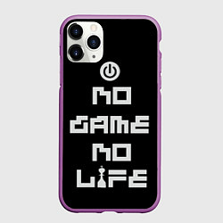 Чехол iPhone 11 Pro матовый NO GAME NO LIFE, цвет: 3D-фиолетовый
