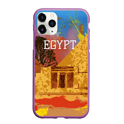 Чехол iPhone 11 Pro матовый Египет Пирамида Хеопса