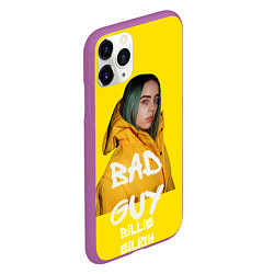 Чехол iPhone 11 Pro матовый Billie Eilish Билли Айлиш, цвет: 3D-фиолетовый — фото 2