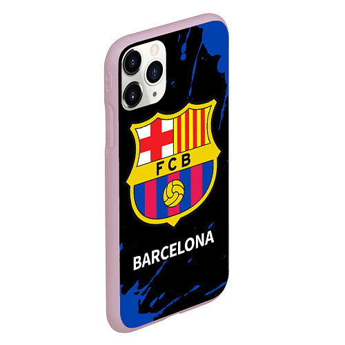 Чехол iPhone 11 Pro матовый BARCELONA БАРСЕЛОНА / 3D-Розовый – фото 2