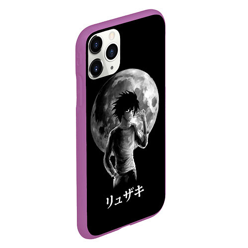 Чехол iPhone 11 Pro матовый Death Note / 3D-Фиолетовый – фото 2