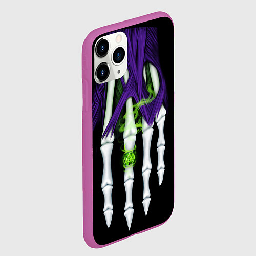 Чехол iPhone 11 Pro матовый Нежить Чернокнижник / 3D-Фиолетовый – фото 2