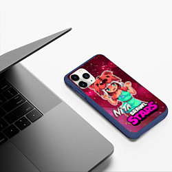 Чехол iPhone 11 Pro матовый Nita Brawl Stars, цвет: 3D-тёмно-синий — фото 2