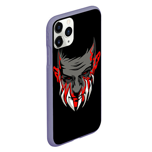 Чехол iPhone 11 Pro матовый Finn Balor / 3D-Серый – фото 2