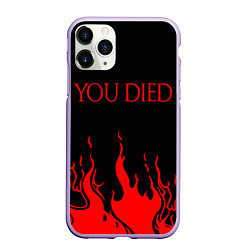 Чехол iPhone 11 Pro матовый YOU DIED