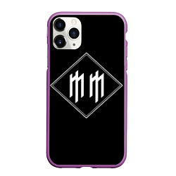 Чехол iPhone 11 Pro матовый Marilyn Manson