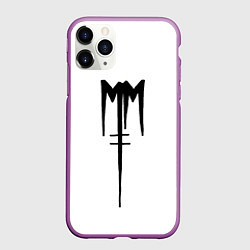 Чехол iPhone 11 Pro матовый Marilyn Manson