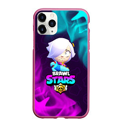 Чехол iPhone 11 Pro матовый BRAWL STARS COLETTE КОЛЕТТ, цвет: 3D-малиновый