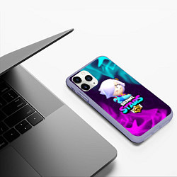 Чехол iPhone 11 Pro матовый BRAWL STARS COLETTE КОЛЕТТ, цвет: 3D-светло-сиреневый — фото 2