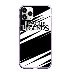 Чехол iPhone 11 Pro матовый League of Legends, цвет: 3D-светло-сиреневый