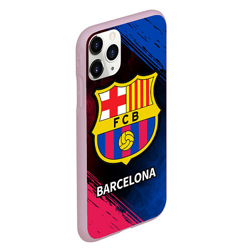 Чехол iPhone 11 Pro матовый BARCELONA БАРСЕЛОНА / 3D-Розовый – фото 2