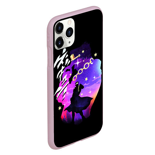 Чехол iPhone 11 Pro матовый JoJo’s Bizarre Adventure / 3D-Розовый – фото 2