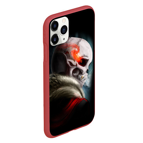 Чехол iPhone 11 Pro матовый UNDERTALE / 3D-Красный – фото 2