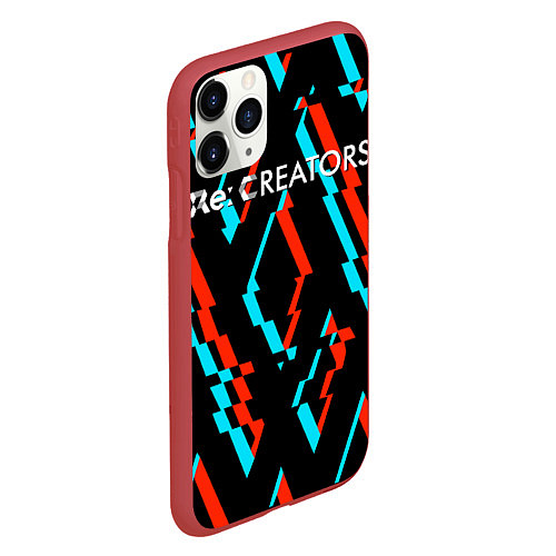 Чехол iPhone 11 Pro матовый Re:Creators / 3D-Красный – фото 2