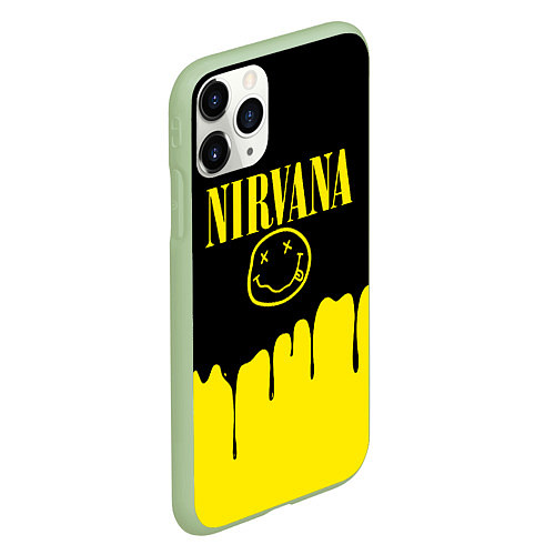 Чехол iPhone 11 Pro матовый Nirvana / 3D-Салатовый – фото 2