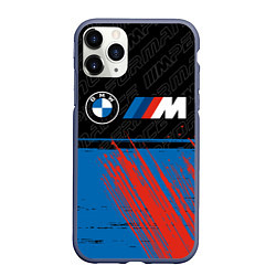 Чехол iPhone 11 Pro матовый BMW БМВ, цвет: 3D-серый