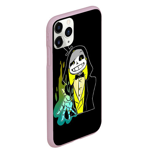 Чехол iPhone 11 Pro матовый UNDERTALE / 3D-Розовый – фото 2