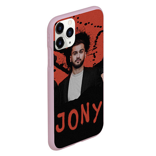 Чехол iPhone 11 Pro матовый Jony / 3D-Розовый – фото 2