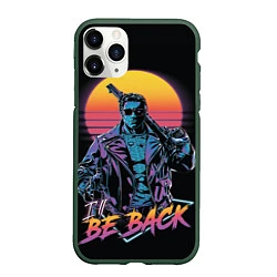 Чехол iPhone 11 Pro матовый I WILL BE BACK TERMINATOR