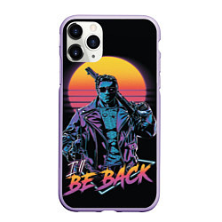 Чехол iPhone 11 Pro матовый I WILL BE BACK TERMINATOR, цвет: 3D-светло-сиреневый