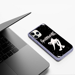 Чехол iPhone 11 Pro матовый GHOSTEMANE, цвет: 3D-светло-сиреневый — фото 2