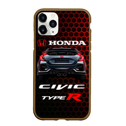 Чехол iPhone 11 Pro матовый Honda Civic Type R